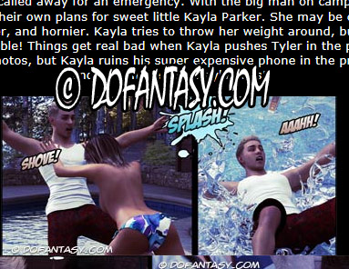 Tyler is mad and he'll make sure Kayla pays - Kayla's summer break part 1 (fansadox comic 505)