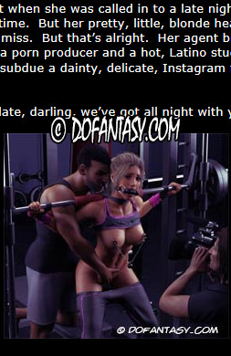 Clarissa is in for one long, instagram photos hoot alright as the world's newest bondage slave - Instagram workout (fansadox comic 514)