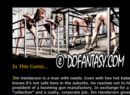 Bouncing babes tumbling into cold, steel cages, all ready to be trained and broken - Collector 2 (fansadox comic 532)
