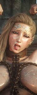 Whore cumming like crazy - Elf slave 8 The final