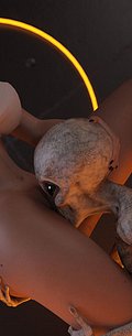 Alien with a huge cock makes contact - Abdicktion