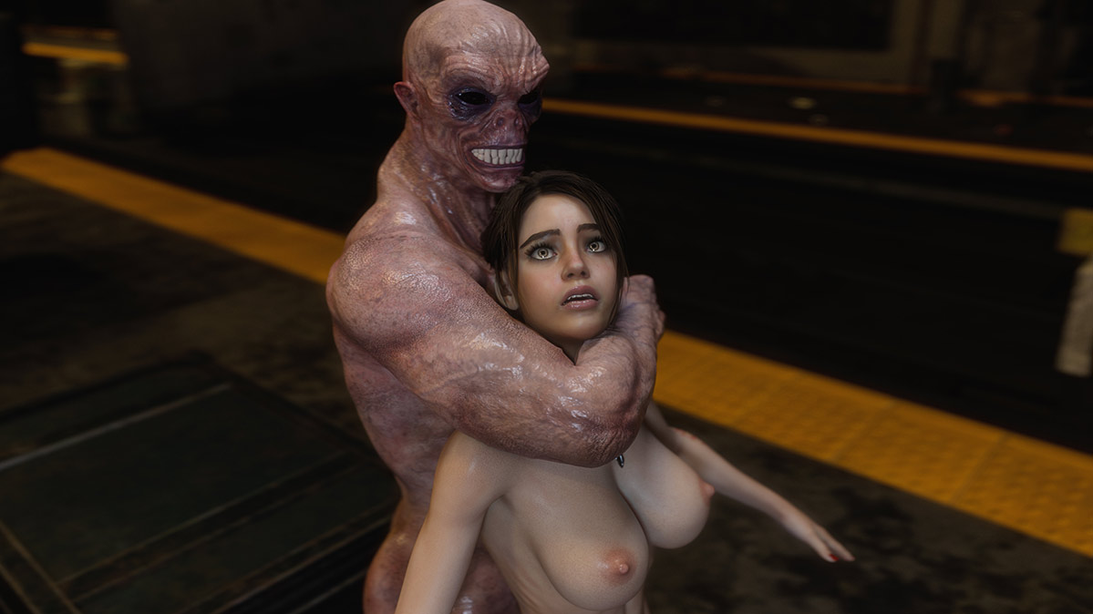 Just cum in me, my pussy is on fire - Resident Evil 6 Central station