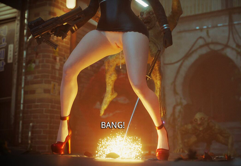 Now that my cock juice has flowed into your womb, you will be our meat onahole - Monster eater origin 3