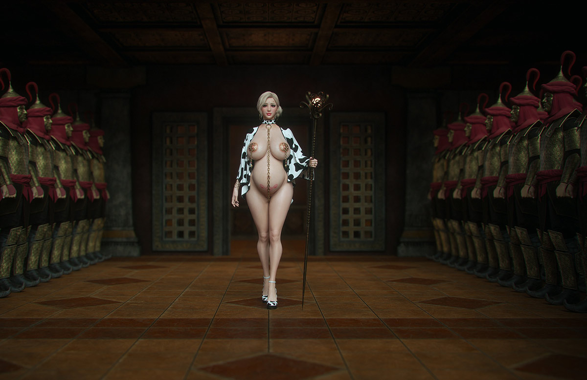 You can look at my pussy and masturbate while imagining my naughty meat hole - Princess and 5 Goblins 6
