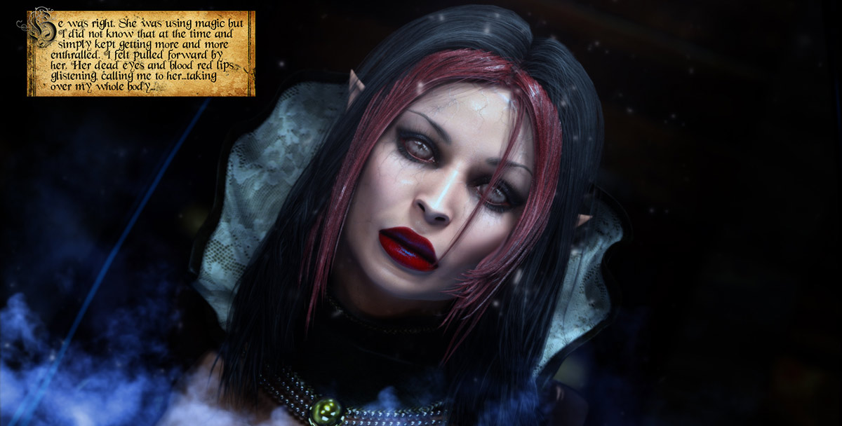 My blood pressure rising came to manifest itself as erection - Wicked, Tale one, The Queen