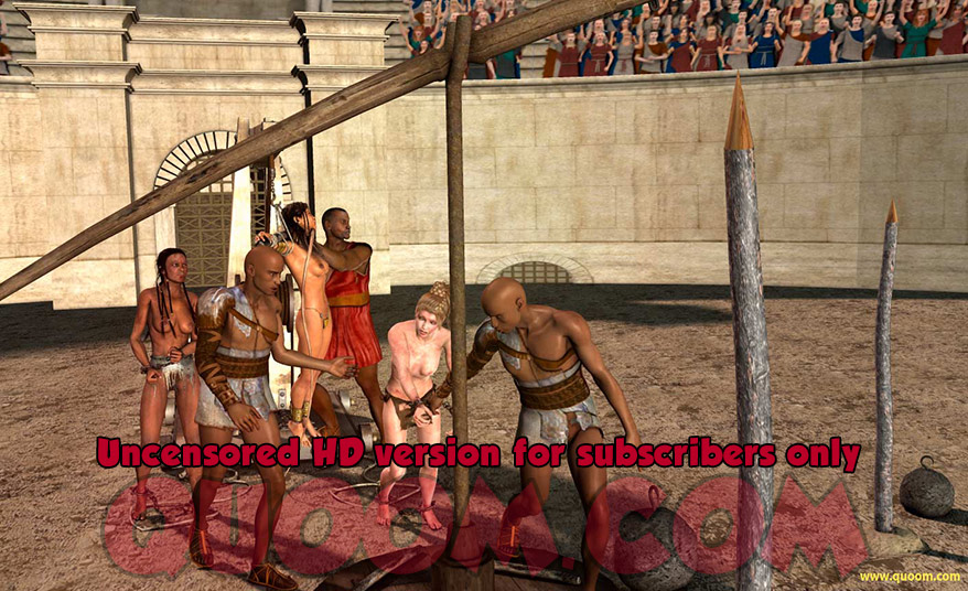 The humiliation of the Queen's pride - Queen Zenobia - The execution