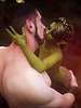 Lustful green orc with a human dick - Goblin lover by Vaesark