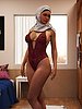 Nurse in sexy red lingerie - The healer by Losekontrol (Hijab 3DX)