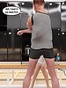 I think you're a creepy old dude who won't leave me alone - Natasha Gym part 3, DarkLord universe by Dark Lord