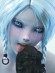 Monster cock in ice heaven - The Ice princess by Vaesark