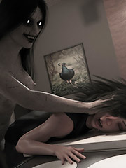 She removed my pants and slapped my ass hard - The Haunt by Misuzalha3d