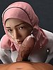 Mastering blowjob skills - CGI porn by Losekontrol (Hijab 3DX)