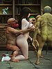 I love this feeling of hot, thick cum filling my womb - Princess and 5 Goblins 3 by Jared999D