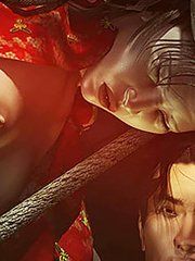 Now able only to wriggle her hands and move her head - Chinese torture chamber by Quoom