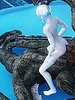 Horny dragons puts its shafts into a hot female - Wyverns by Vaesark