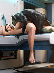 Fine, go suck my titties and be quiet for god's sake - Alien Test subject part 1 by Rro.lled