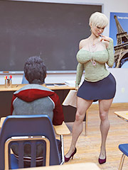 Punishment for disrespect at the university - Horny teacher by Lexx228