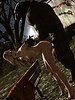 Big black wolf bones girl with his throbbing dick - Werewolf in love  by 3D Collection
