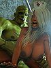 Dirty creature rams the pussy of a hot nurse girl - Asylum dare  by 3D Collection