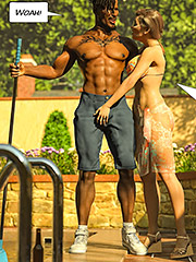 You're hitting the deep end with every stroke - Pool dues by Tab109