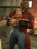 Super power in a big dick - Captain Marvel aliens fight by 3D Pose