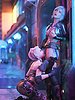 I covered my mouth to muffle my screams - V and Judy by Goldy 3D