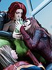 Kiss that huge, green dick - Avengers Party by Citrus2077